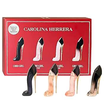 Good Girl 香水ボトルセット 4個入り Amazon.com : Carolina Herrera Good Girl Perfume for Women 4